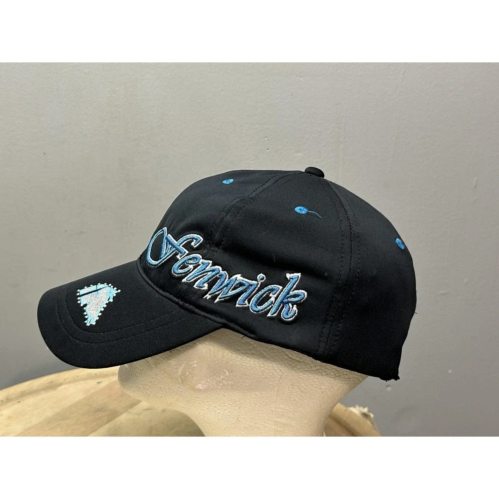 Fenwick‎ Hat Cap Strap Back Mens Black Liquid Titanium Performance Equestrian